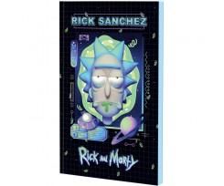 Блокнот Kite Rick and Morty термобіндер А5 64 аркуші нелінований (RM23-193-1)