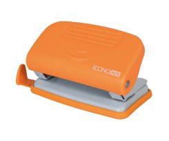 Дырокол Economix до 10 листов пластиковый оранжевый (E40133-06)