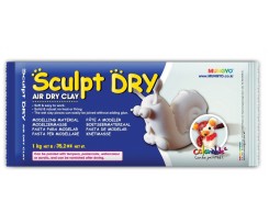 Маса для моделювання MUNGYO Sculpt Dry біла самозастигаюча 500 г (985505)