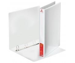 Папка Optima на кольцах А4 38 мм PVC белый (O35411-14)