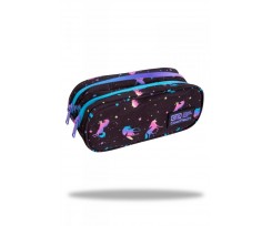 Пенал COOLPACK CLEVER TWO ZIP PENCIL POUCH DARK UNICORN 8х22х9см (C65234)
