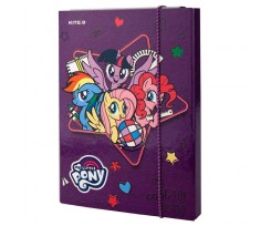 Папка для тетрадей Kite My Little Pony на резинке В5 картон (lp19-210)