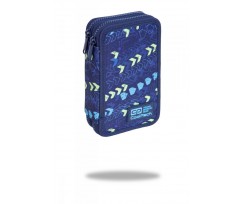 Пенал з наповненням COOLPACK JUMPER 2 DOUBLE DECKER PENCIL CASE CHEVRON 19,5х12,5х5см (C66172)