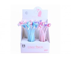 Ручка кулькова Махі Unicorn гелева 0.6 мм асорті (Z19035)