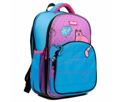 Рюкзак 1 Сентября Pink and Blue 39.5x28.5x14 см 16 л синий (559493)