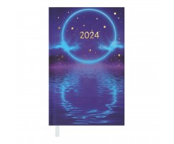 Щотижневик датований Buromax Only 2024 85х153 мм 128 сторінок фіолетовий (BM.2888-07)