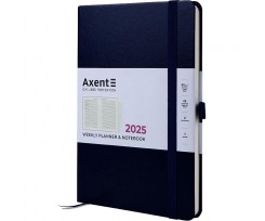 Щотижневик датований 2025 Axent Prime Strong А5 192 сторінки синій (8507-25-02-A)