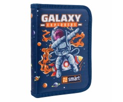 Пенал жесткий Smart Galaxy 13х21х3 см синий (533291)
