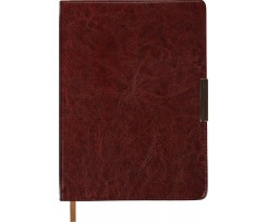 Дневник недатированный Buromax Salerno A5 288 страниц коричневый (BM.2026-25)