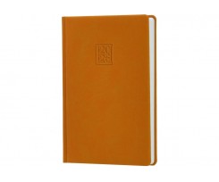 Дневник датированный 2026 Optima Nubuck A5 352 страницы коричневый (O26160)