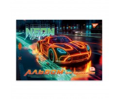 Альбом для малювання Yes Cars А4 28 аркушів з перфорацією (130606)