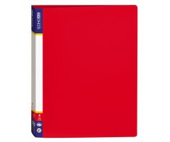Папка Economix на 4 кольца А4 30 мм полипропилен красная (Е30702-03)
