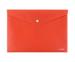Папка на кнопці Axent Earth colors А4 коралова (1412-04-A)