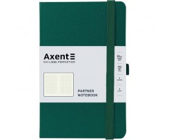 Книга записная Axent Partner 125x195 мм 96 листов клеточка зеленый лес (8201-61-A)