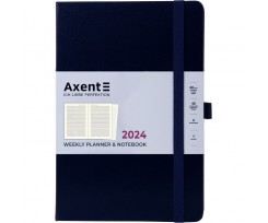 Щотижневик 2024 Axent Prime Strong 145х210 мм 96 аркушів синій (8507-24-02-A)