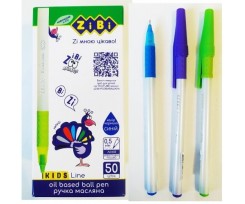 Ручка масляна Zibi Kids Line Berry 0.5 мм синя (ZB.2263-01)