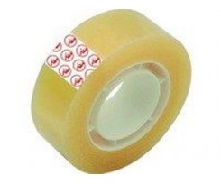 Стрічка клейка Kores Transparent канцелярська 19 мм х 10 м прозора (K50119)