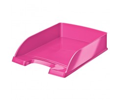 Лоток Leitz Wow 255x70x357 мм рожевий металік (5226-30-23)