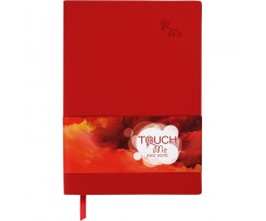 Блокнот деловой Buromax Touch me А5 96 листов линия красный (BM.295202-05)