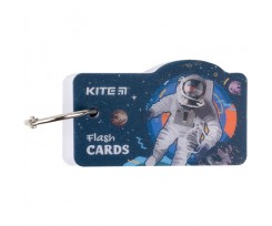 Картки Kite Space для запису іноземних слів А7 80 аркушів лінія асорті (K21-358-1)