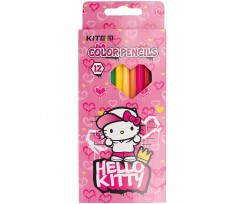 Олівці кольорові Kite Hello Kitty 12 штук асорті (HK21-051)