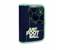 Пенал твердий Yes Football 13х21х3 см синій (533405)