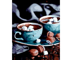 Картина по номерам ZiBi Art Line Кофе из маршмелоа 40х50 см (ZB.64197)