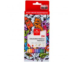 Карандаши цветные Koh-I-Noor Teenage 24 цвета 24 штуки (3554)