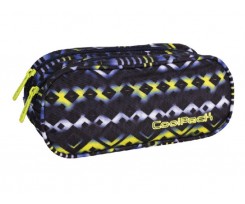Пенал шкільний COOLPACK Clever 740 TIE DYE BLUE (73080CP)