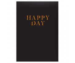 Щоденник Brunnen Агенда Happy day 14.5x20.6 см 320 аркушів чорний (73-796 60 021)