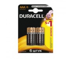 Батарейки Duracell LR6 (AA) 6 штук упаковка (s.07458)
