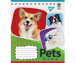 Зошит YES Pets shoot А5 24 аркуші клітинка (765389)