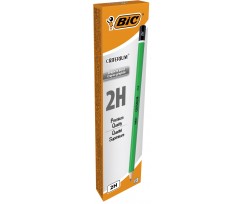 Карандаш чернографитный BIC Criterium 2H 2 мм 12 шт (bc857586)