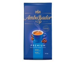 Кава Ambassador Premium пакет 1000 г (am.53233)