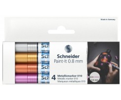 Набір маркерів Schneider Paint 0.8 мм 4 штуки асорті (ML01011501)