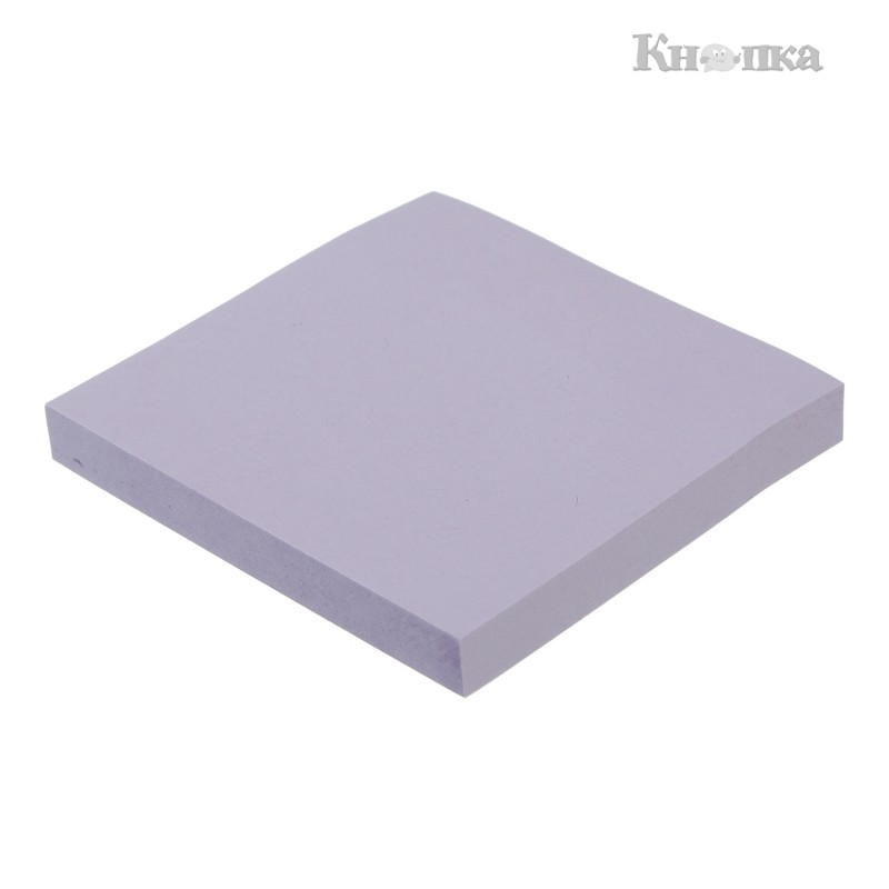 Блок для заметок с клейким слоем Buromax Pastel 75х75 мм 100 листов сиреневый (BM.2384-26)