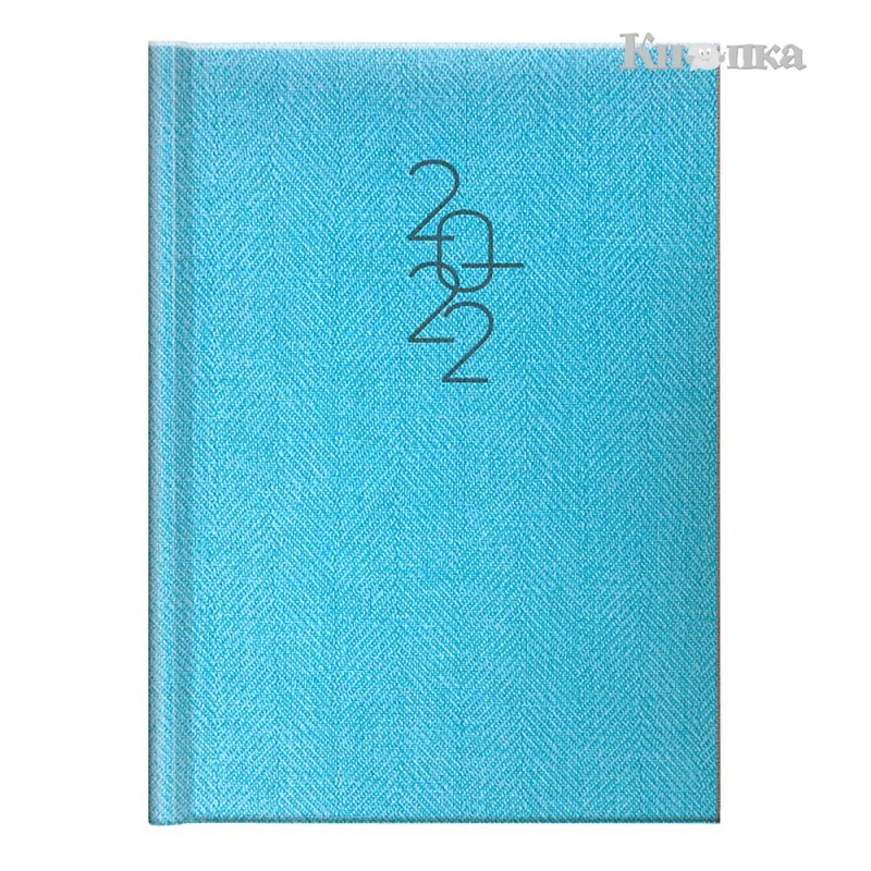 Щоденник датований Brunnen Tweed 2022 А5 336 сторінок блакитний (73-795 32 332)
