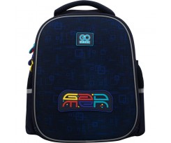 Рюкзак шкільний GoPack Education Gamer 34.5х25х12.5 см темно-синій (GO22-165S-3)