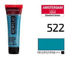 Краска акриловая Royal Talens AMSTERDAM 522 Бирюзовый синий 20 мл (17045220)