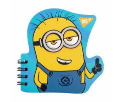 Блокнот YES Minions А7 24 листа фигурный (681817)