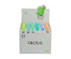 Ручка шариковая Maxi Сactus 0.5 мм 6 цветов ассорти (Z19015)
