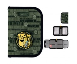 Пенал Kite Transformers 2 отвороты хаки (TF24-622)
