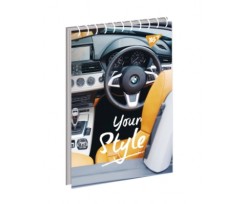 Зошит для записів YES Your Style А6 80 аркушів клітинка асорті (681788)