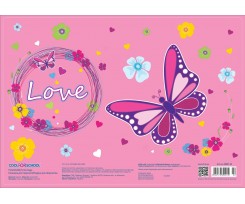 Коврик для творчества Cool For School Butterfly 27х38.5 см розовый (CF69001-02)