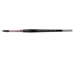 Пензлик KOLOS Classic 3049R білка кругла № 00 коротка ручка (4230490R00)