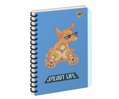 Тетрадь для записей Yes Sploot life В6 144 листа клетка (681906)