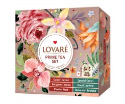 Чай Lovare Prime Tea Set 90 пакетиків асорті (lv.79914)