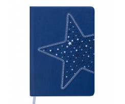 Дневник недатированный Buromax Stella A5 288 страниц синий (BM.2048-02)