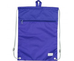 Сумка для обуви Kite Smart, с карманом, 46х33см, полиэстер, синяя (k17-601-19)