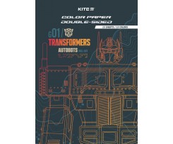 Бумага цветная Kite Transformers А4 двухсторонняя 15 цветов (TF24-250)